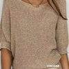 Knit Sweater Open Knit Relaxed Fit Lightweight Pullover Jumper | Judith