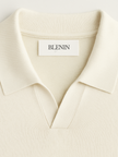 Cashmere Polo Sweater Men Long Sleeve Collared Regular Fit