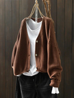 Coralie | Women's Versatile Knit V-Neck Cardigan Sweater