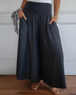 FJØRNA women's lightweight summer dress with elastic waist, breathable fabric, perfect for warm weather and casual occasions.