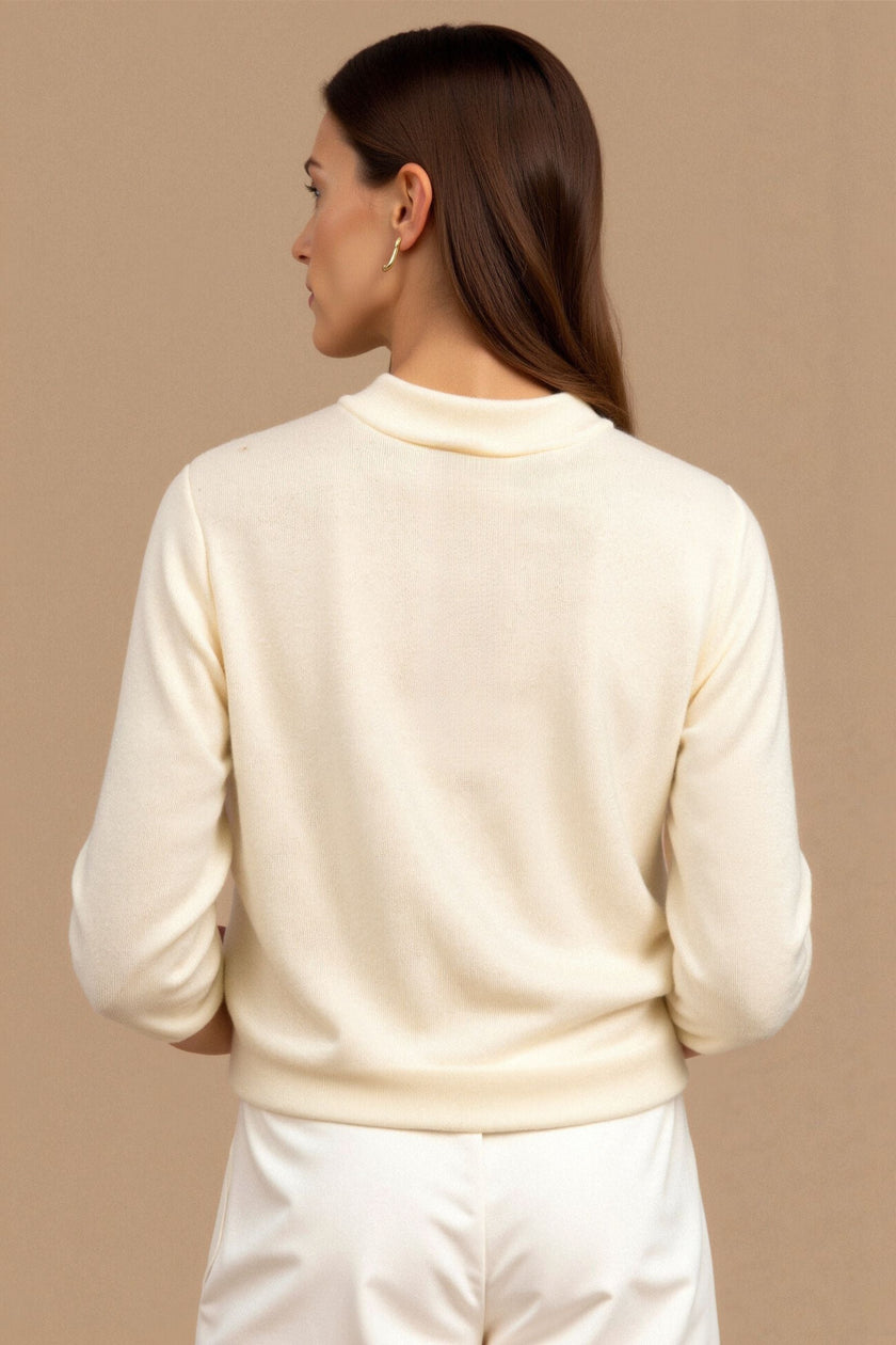 Bomber Jacket Women Wool Blend Short Recycled