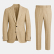 FJØRNA men's summer two-piece suit set with wedding pants, stylish and lightweight for formal occasions.