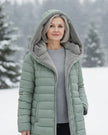 Danique | Women's Longline Hooded Fleece-Lined Winter Puffer Coat
