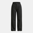 FJØRNA pinstripe high-waisted wide-leg women's trousers displayed, showing tailored fit and classic pinstripe pattern.