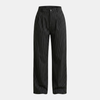 FJØRNA pinstripe high-waisted wide-leg women's trousers displayed, showing tailored fit and classic pinstripe pattern.