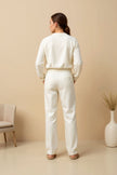 Quilted Jacket Women Round Collar Cotton Blend Regular Fit