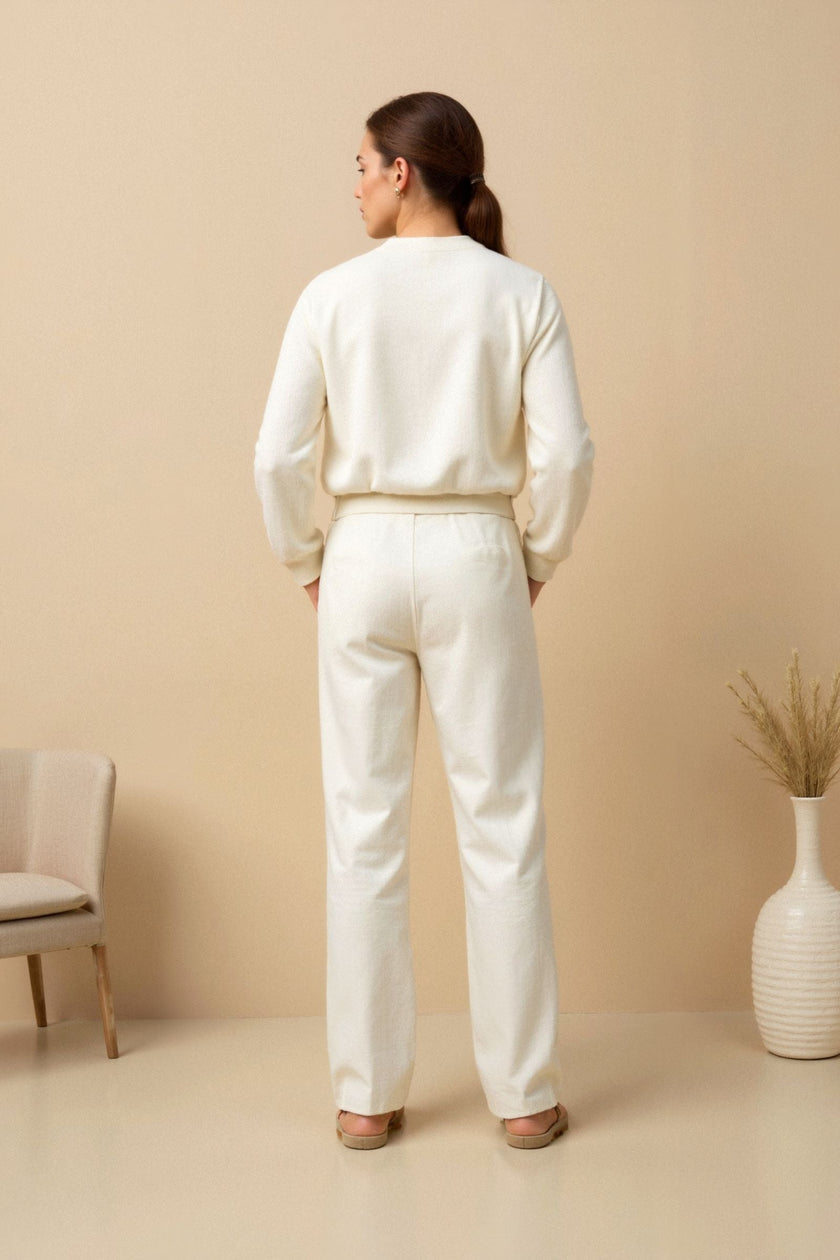 Quilted Jacket Women Round Collar Cotton Blend Regular Fit