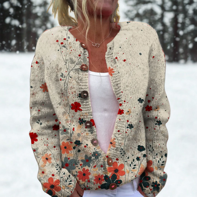 Leah | Women's Timeless Knit Cardigan Sweater with Open-Front Elegant for Layering