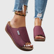 FJØRNA women's orthopedic sandals with arch support, summer footwear featuring cushioned soles and adjustable straps.