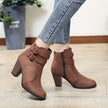 Amara | Women's Block Heel Ankle Style Boots with a Step