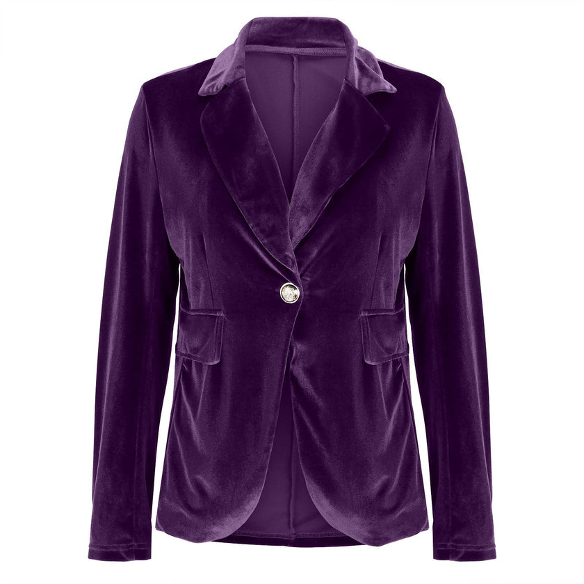 Sara | Women's Velvet Blazer
