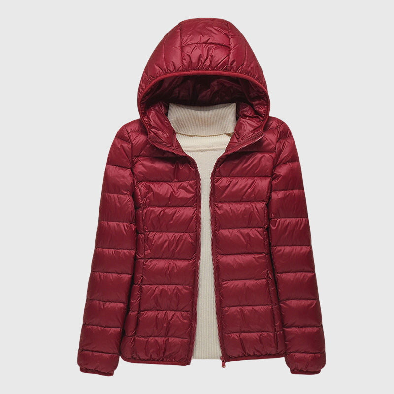 Quilted Jacket Women Ultra-Light Windproof Water-Resistant