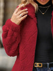 Birgit | Women's Zip-Up Sherpa Jacket with Pockets