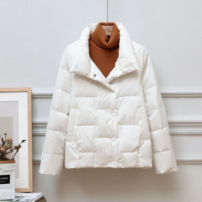 Adeline | Cropped Quilted Puffer Jacket for Women