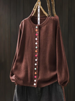 Ellery | Women's Tailored Knit Button-Front Cardigan Sweater with Wrap Cozy for Layering