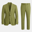 FJØRNA men's summer two-piece suit set with wedding pants, featuring a stylish blazer and matching trousers for formal occasions.
