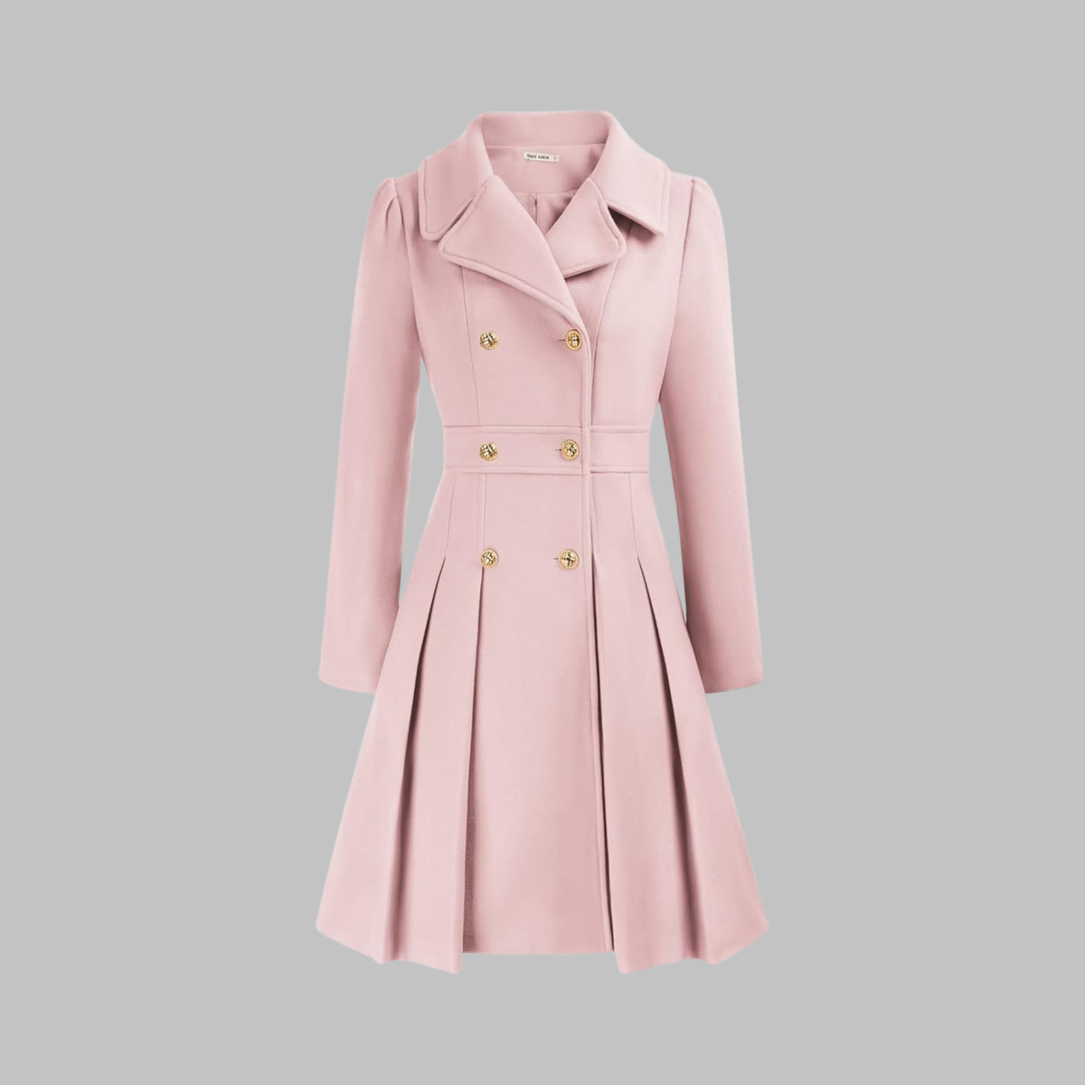 Pea Coat Oversized Longline Tailored Double Breasted Winter Coat | Ivy