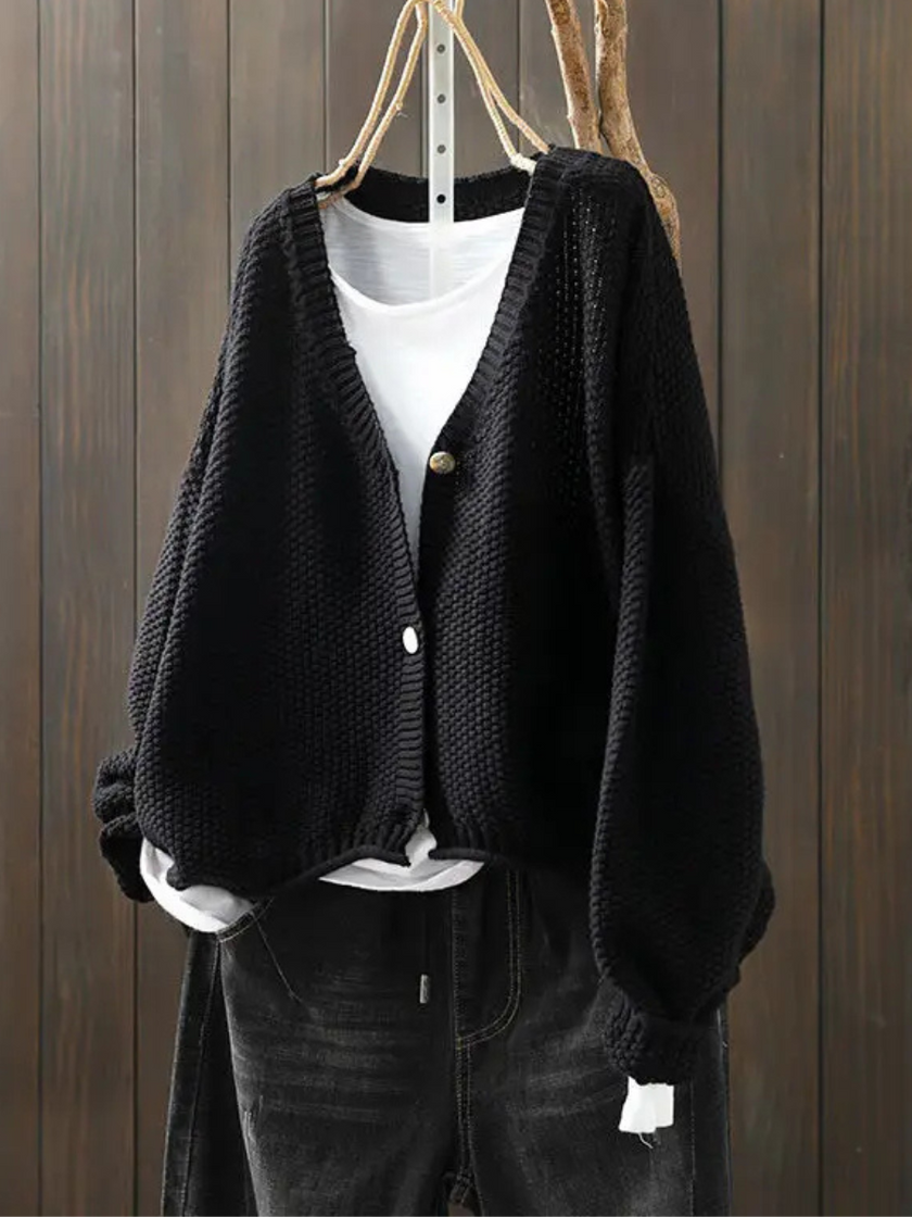 Coralie | Women's Versatile Knit V-Neck Cardigan Sweater