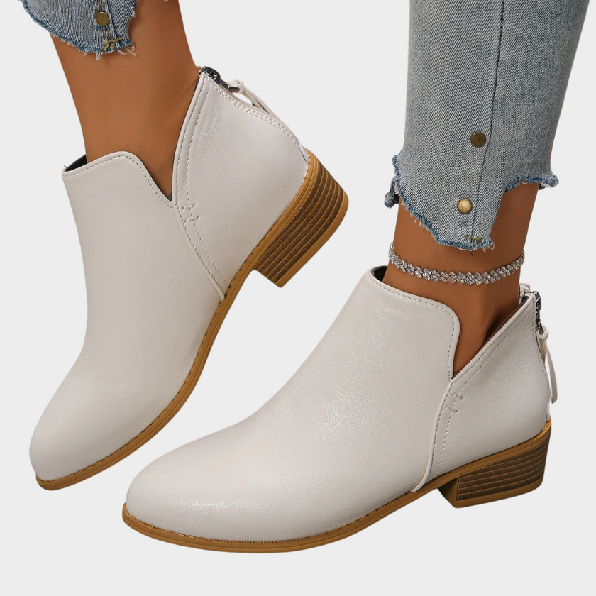 Oakley | Women's Low Heel Ankle Boots with Comfortable Casual Everyday Walking