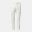 Men's slim fit ankle-length chinos by FJØRNA, showing tailored fit and classic design in neutral fabric.
