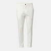 Men's slim fit ankle-length chinos by FJØRNA, showing tailored fit and classic design in neutral fabric.