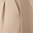 FJØRNA tailored high-waist wide-leg women's trousers, loose pull-on pants with relaxed fit and flowing silhouette.