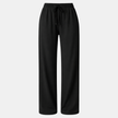 FJØRNA women's wide-leg drawstring lounge trousers with a loose fit and pull-on design, shown in a relaxed, comfortable style.