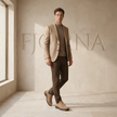 FJØRNA men's black slip-on Chelsea boots with sleek leather design and elastic side panels for a stylish, comfortable fit.