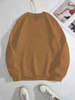 Lavinia | Women's Oversized Long Leopard Crew-Neck Knit Christmas Sweater