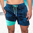 Men's FJØRNA secure fit swim shorts for men’s beachwear, featuring quick-dry fabric and adjustable waistband for active swimming.