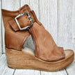 FJØRNA women's orthopedic boho wedge sandals with adjustable straps and cushioned footbed, stylish and supportive for comfortable wear.