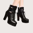 British | Women's Style Super High Heel Boots with Comfortable Casual