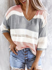 Fine Knit Sweater Women Regular Fit Soft Long Sleeve