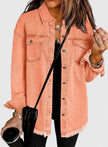 Denim Jacket Women Relaxed Fit Oversized Pockets