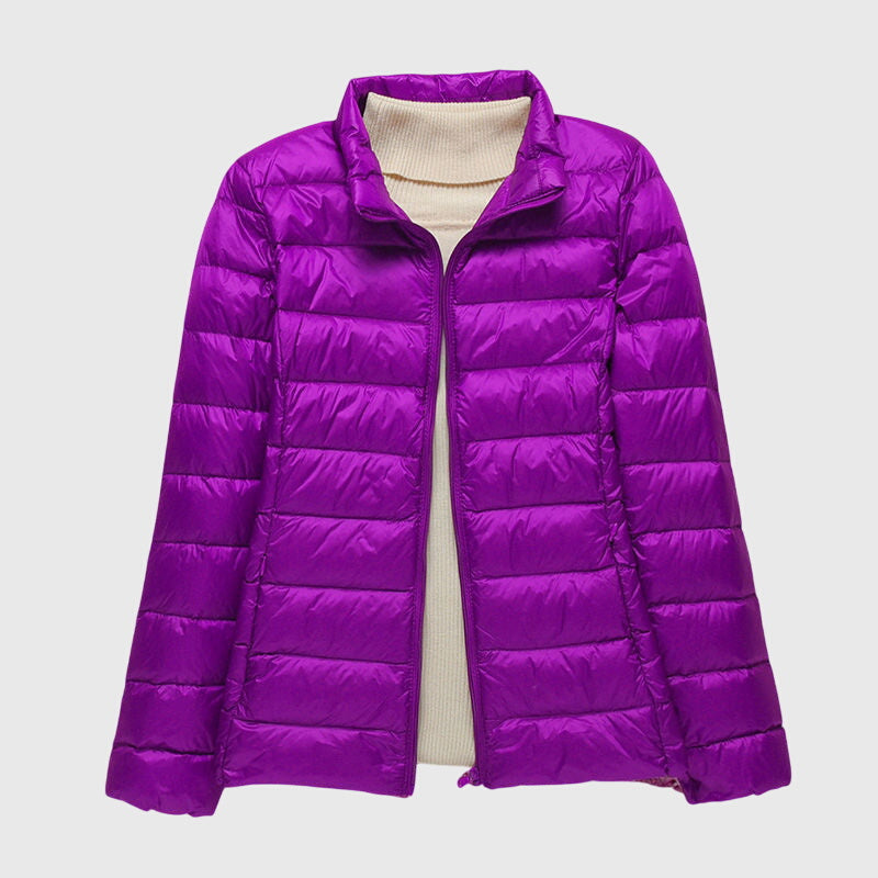 Quilted Jacket Women Ultra-Light Windproof Water-Resistant