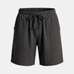 FJØRNA men's textured drawstring relaxed-fit casual summer shorts, lightweight and comfortable for warm weather.