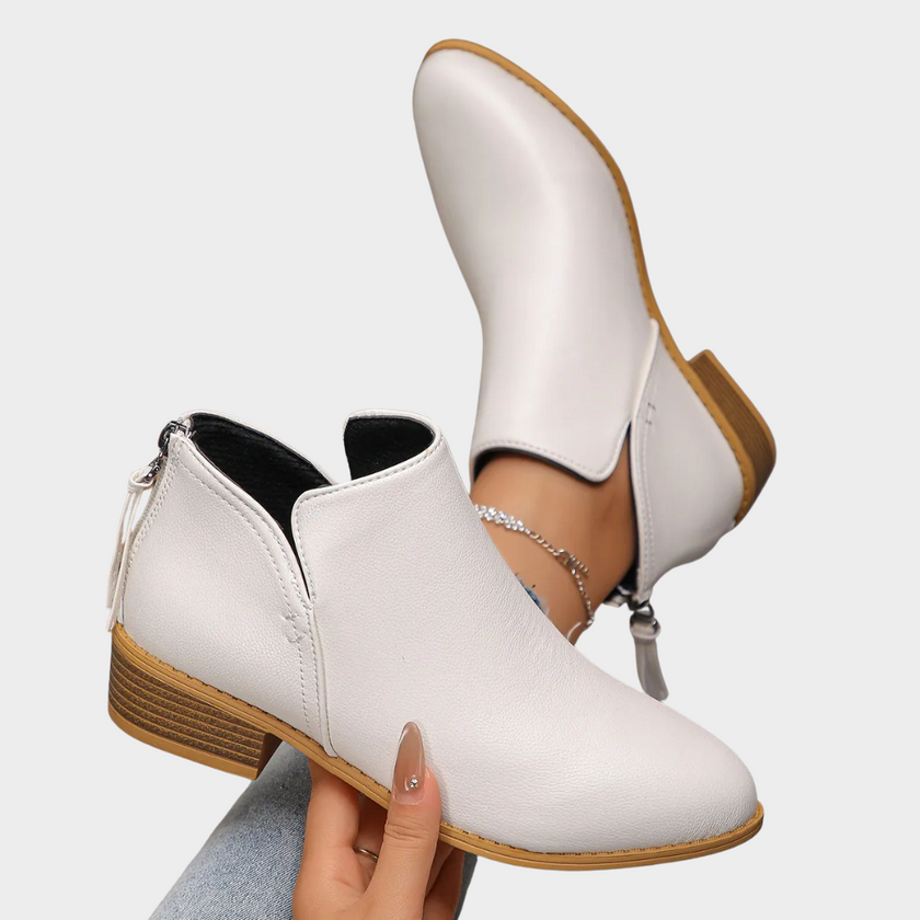 Oakley | Women's Low Heel Ankle Boots with Comfortable Casual Everyday Walking