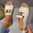 FJØRNA women's orthopedic wedge heel sandals with supportive straps and cushioned footbed, designed for comfort and style.