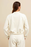 Quilted Jacket Women Round Collar Cotton Blend Regular Fit