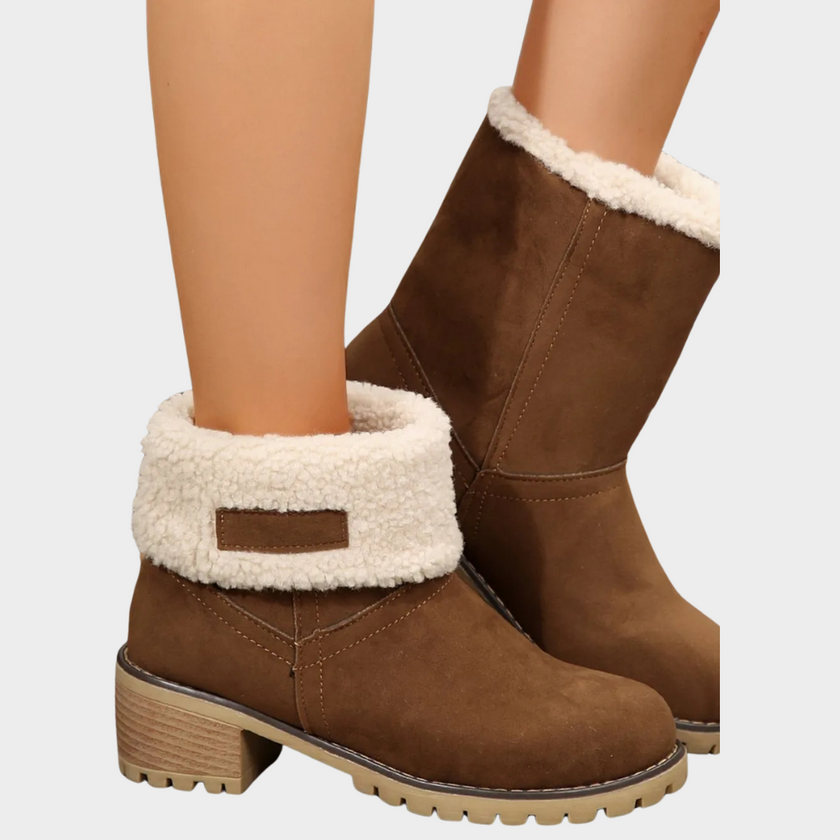 Brynn | Women's Mid Heel Winter Boots with Comfortable Casual Everyday Walking