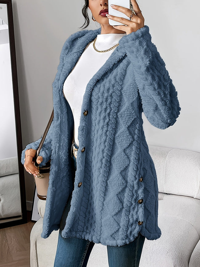 Hayden Soof | Women's Versatile Knit Hooded Cardigan Sweater with Wrap Cozy for Layering