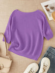 Knit Sweater Open Knit Relaxed Fit Lightweight Pullover Jumper | Judith