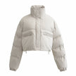 Cropped Jacket Women Oversized Relaxed Fit