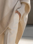 Addison | Women's Oversized Batwing Sleeve Knit Sweater with Cozy for Layering