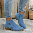 Elara | Women's Zip Ankle Elegance, Ease Boots with Comfortable Casual