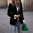 Sara | Women's Velvet Blazer