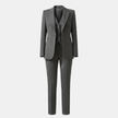 FJØRNA women's tailored 3-piece tweed suit set with stylish pants and matching blazer for a sophisticated look.