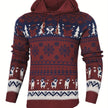 Giulia | Women's Fair Isle Reindeer Hooded Christmas Sweater