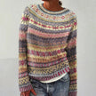 Ella | Women's Relaxed-Fit Vintage Style Sweater with Ribbed Cuffs for Layering