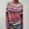 Ella | Women's Relaxed-Fit Vintage Style Sweater with Ribbed Cuffs for Layering
